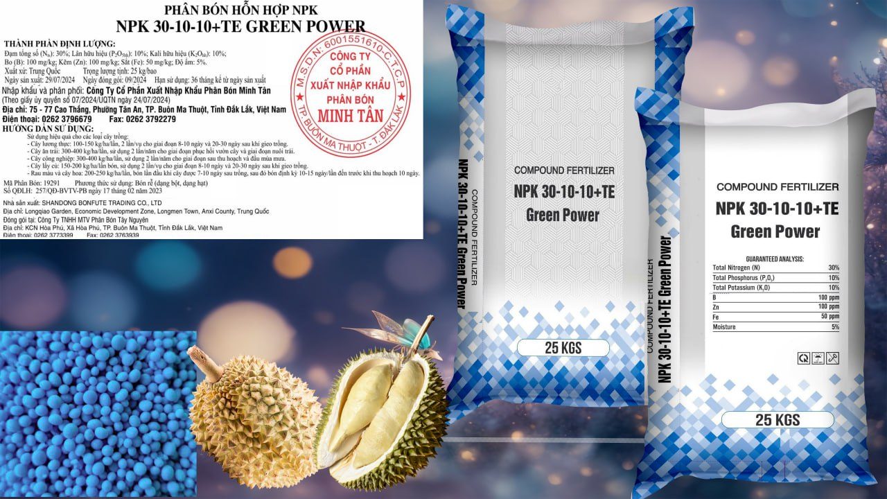 NPK 30-10-10 + TE GREEN POWER