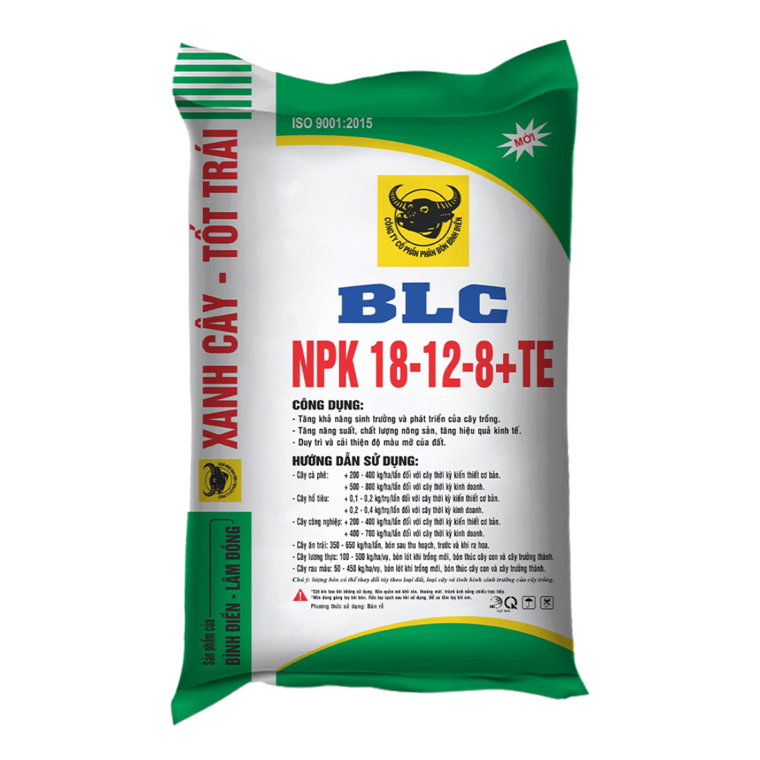 BLC NPK 18-12-8+TE mặt sau BLC NPK 18-12-8+TE mặt sau