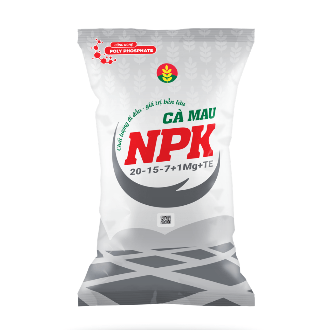 NPK CÀ MAU 20-15-7+1Mg+TE NPK CÀ MAU 20-15-7+1Mg+TE