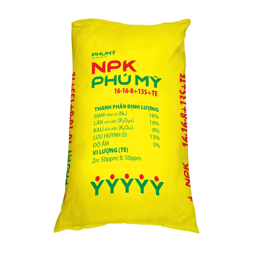 NPK Phú Mỹ 16-16-8+13S+TE NPK Phú Mỹ 16-16-8+13S+TE