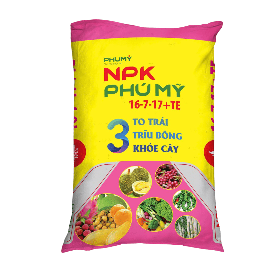 NPK Phú Mỹ 16-7-17+TE NPK Phú Mỹ 16-7-17+TE