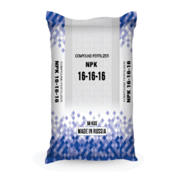 Minh Tân NPK 16-16-16 RUSSIA - caro xanh 50kg