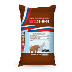 Minh Tân NPK 16-16-16 RUSSIA - nâu mặt sau