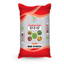 Minh Tân NPK 17-7-17 RUSSIA - vân đỏ - thẳng